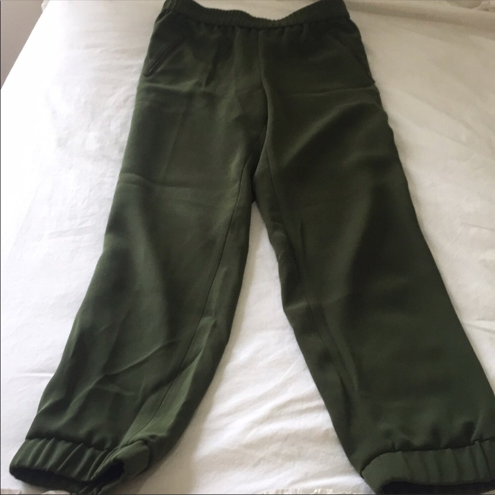 JCrew Military Green Joggers